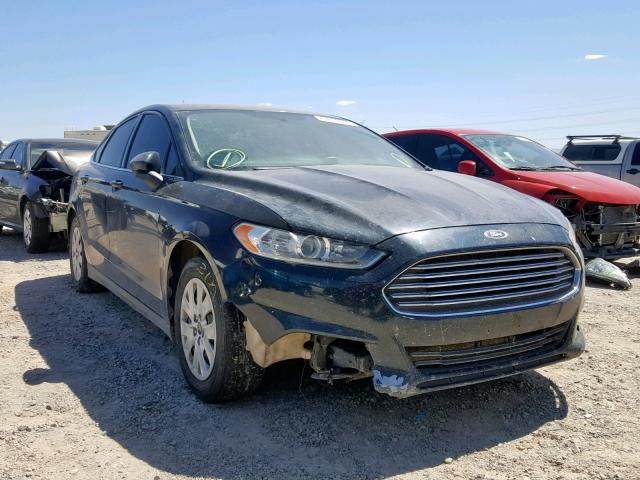 3FA6P0G78ER255646 - 2014 FORD FUSION S BLACK photo 1