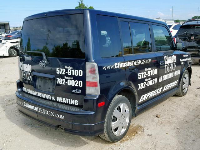 JTLKT324050205587 - 2005 TOYOTA SCION XB 蓝色 照片 4