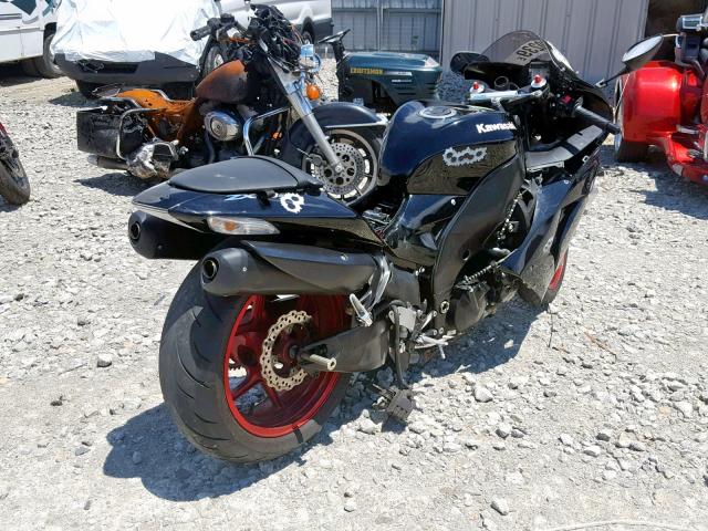 JKAZXCD167A025779 - 2007 KAWASAKI ZX1000 D BLACK photo 4