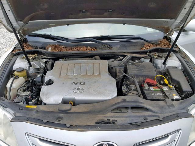 4T1BK46K67U036647 - 2007 TOYOTA CAMRY NEW SILVER photo 7