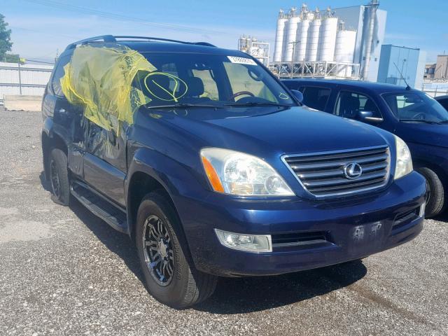 JTJBT20X980168639 - 2008 LEXUS GX 470 BLUE photo 1