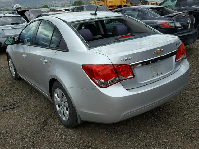 1G1PA5SHXE7272784 - 2014 CHEVROLET CRUZE LS SILVER photo 3