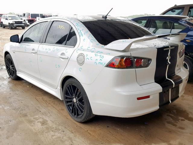 JA32U8FW5GU003727 - 2016 MITSUBISHI LANCER GT WHITE photo 3