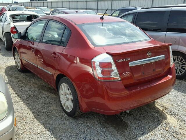 3N1AB6AP5BL622812 - 2011 NISSAN SENTRA 2.0 RED photo 3