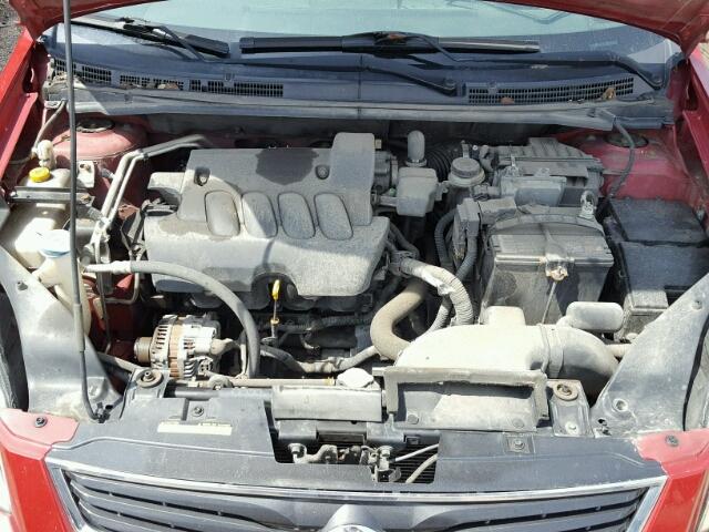 3N1AB6AP5BL622812 - 2011 NISSAN SENTRA 2.0 RED photo 7