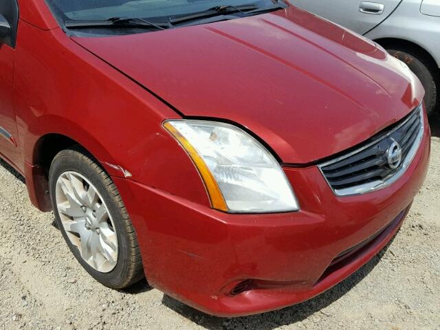 3N1AB6AP5BL622812 - 2011 NISSAN SENTRA 2.0 RED photo 9