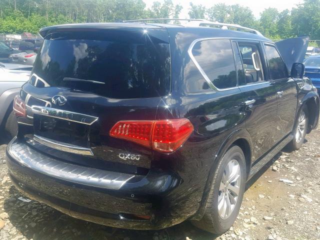 JN8AZ2NE9H9152381 - 2017 INFINITI QX80 BASE BLACK photo 4