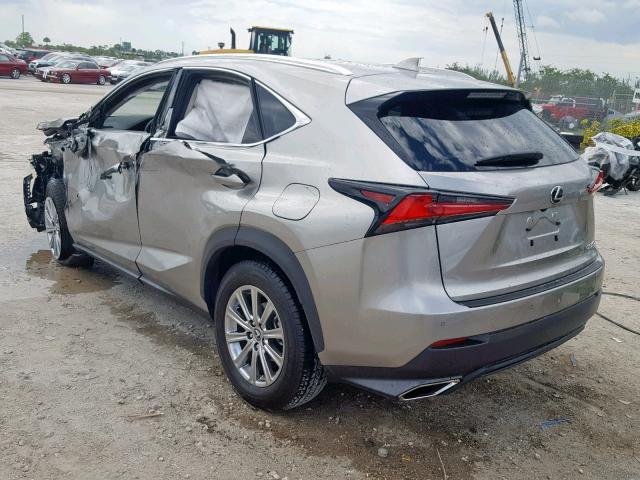 JTJYARBZ2K2117115 - 2019 LEXUS NX 300 SILVER photo 3