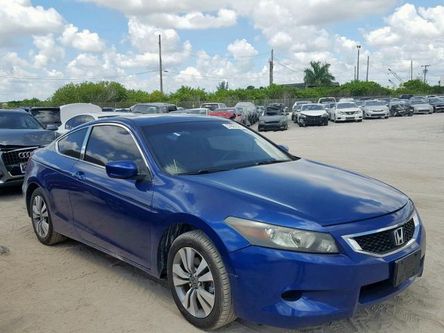 1HGCS12819A011145 - 2009 HONDA ACCORD EXL BLUE photo 1