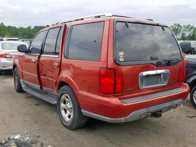 5LMEU27R92LJ10713 - 2002 LINCOLN NAVIGATOR RED photo 3