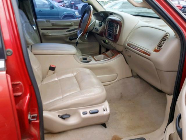 5LMEU27R92LJ10713 - 2002 LINCOLN NAVIGATOR RED photo 5