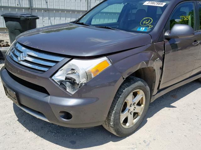 2S3DA417386113429 - 2008 SUZUKI XL7 LUXURY GRAY photo 9