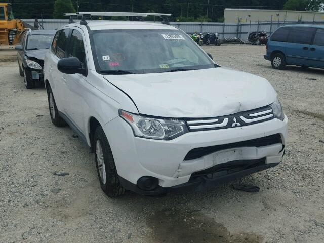 JA4AD2A34EZ017359 - 2014 MITSUBISHI OUTLANDER WHITE photo 1