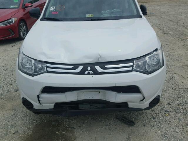 JA4AD2A34EZ017359 - 2014 MITSUBISHI OUTLANDER WHITE photo 7