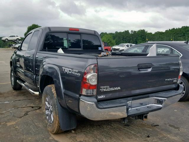 5TFTU4GNXCX018527 - 2012 TOYOTA TACOMA PRE GRAY photo 3