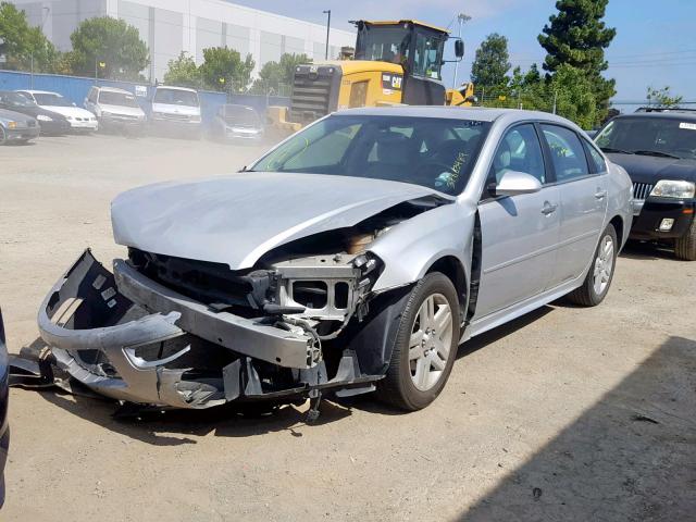 2G1WB5E3XE1147368 - 2014 CHEVROLET IMPALA LIM SILVER photo 2