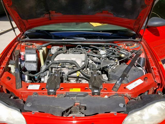 2G1WW12E319246029 - 2001 CHEVROLET MONTE CARL წითელი ფოტო 7