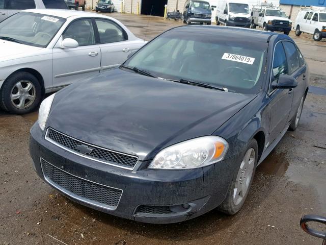 2G1WD57C591102125 - 2009 CHEVROLET IMPALA SS BLACK photo 2