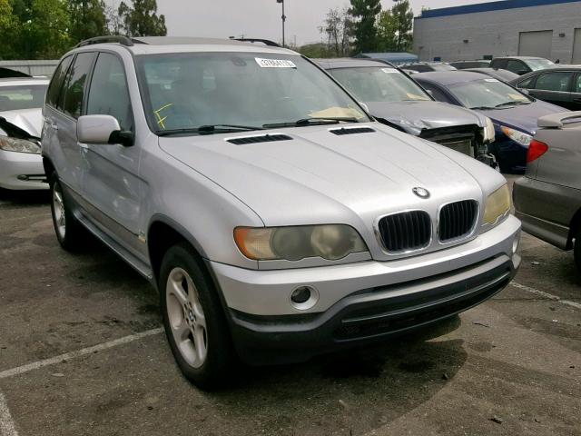 5UXFA53542LP52120 - 2002 BMW X5 3.0I SILVER photo 1