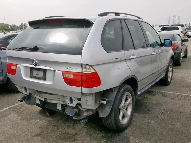 5UXFA53542LP52120 - 2002 BMW X5 3.0I SILVER photo 4