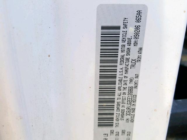 3C6URVJG2EE126866 - 2014 RAM PROMASTER 白色 照片 10