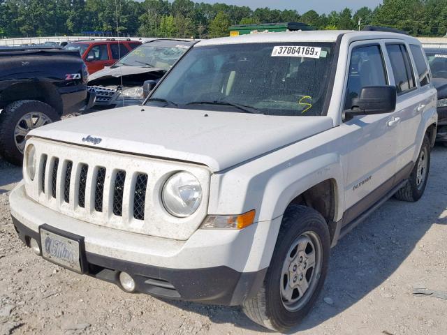 1C4NJPBA0GD762054 - 2016 JEEP PATRIOT SP WHITE photo 2