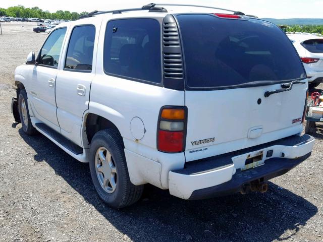 1GKEK63U74J276147 - 2004 GMC YUKON DENA WHITE photo 3