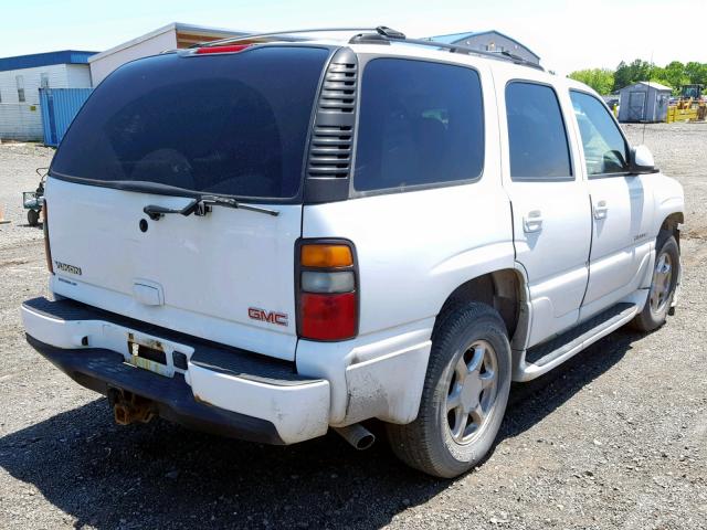 1GKEK63U74J276147 - 2004 GMC YUKON DENA WHITE photo 4