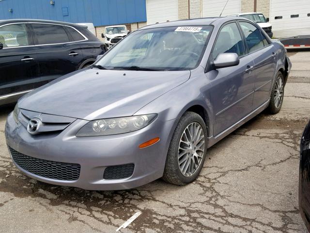 1YVHP80C885M40922 - 2008 MAZDA 6 I GRAY photo 2