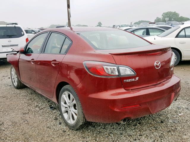 JM1BL1U57B1359208 - 2011 MAZDA 3 S RED photo 3