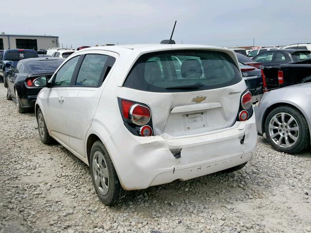 1G1JA6SH6G4105127 - 2016 CHEVROLET SONIC LS WHITE photo 3