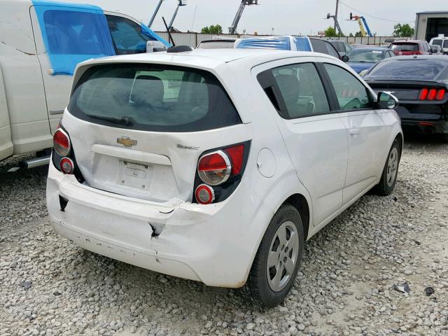 1G1JA6SH6G4105127 - 2016 CHEVROLET SONIC LS WHITE photo 4
