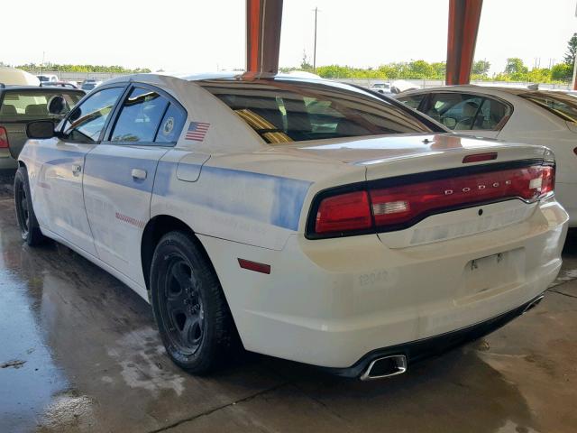 2C3CDXAT3CH172403 - 2012 DODGE CHARGER PO WHITE photo 3