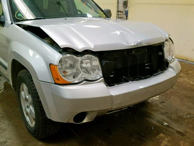 1J8GR48K99C506030 - 2009 JEEP GRAND CHER SILVER photo 9