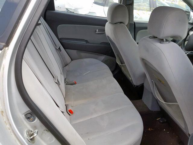 KMHDU46D98U454237 - 2008 HYUNDAI ELANTRA GL GRAY photo 6