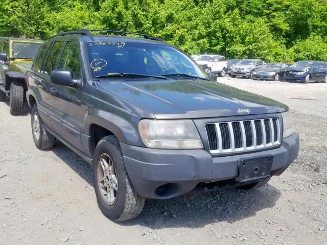 1J4GW48SX4C204118 - 2004 JEEP GRAND CHER GRAY photo 1