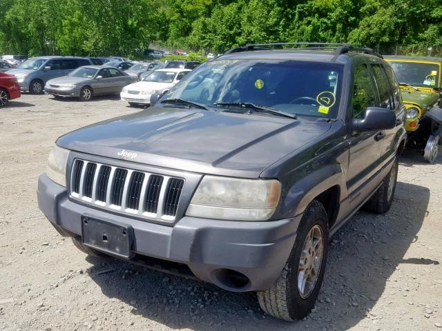 1J4GW48SX4C204118 - 2004 JEEP GRAND CHER GRAY photo 2