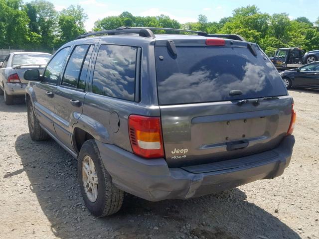 1J4GW48SX4C204118 - 2004 JEEP GRAND CHER GRAY photo 3