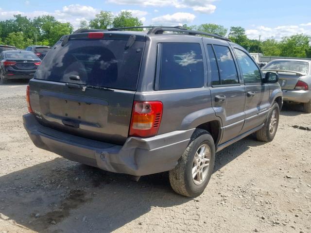 1J4GW48SX4C204118 - 2004 JEEP GRAND CHER GRAY photo 4