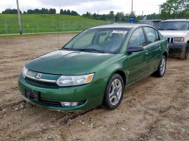 1G8AL52F24Z142226 - 2004 SATURN ION LEVEL GREEN photo 2