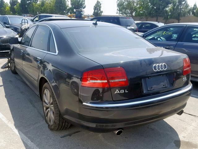 WAUMV94E78N008248 - 2008 AUDI A8 L QUATT BLACK photo 3