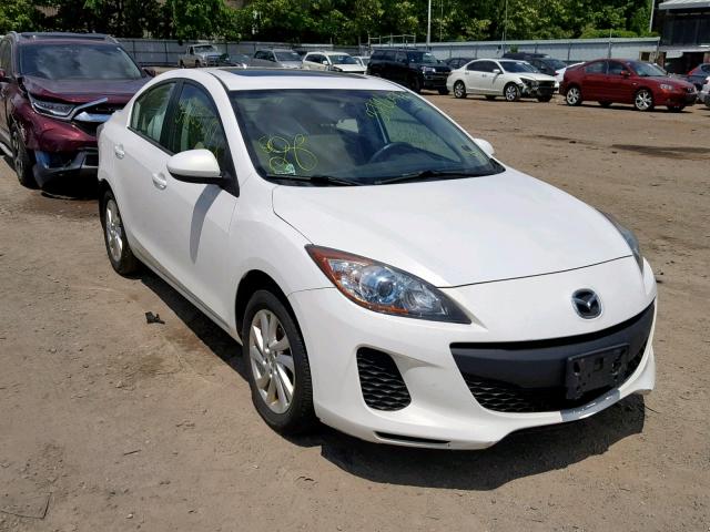 JM1BL1V80C1597265 - 2012 MAZDA 3 I WHITE photo 1