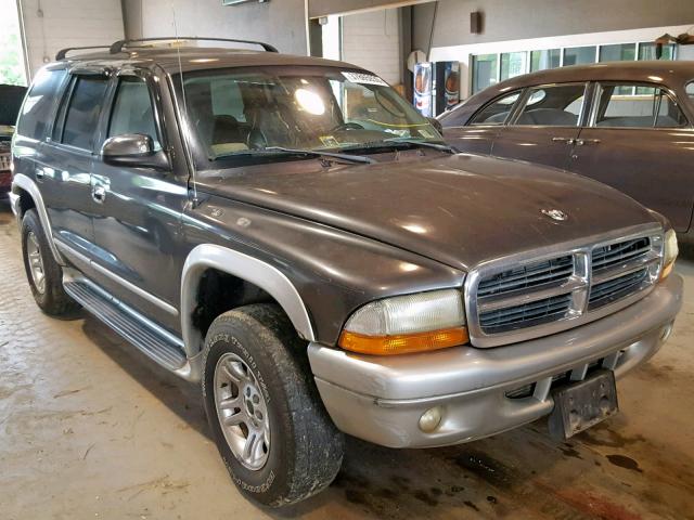 1B4HS58N12F142865 - 2002 DODGE DURANGO SL CHARCOAL photo 1