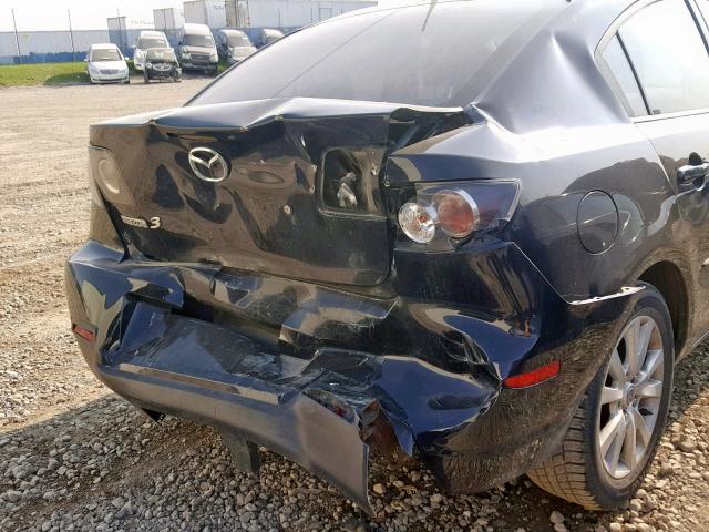 JM1BK32F071620261 - 2007 MAZDA 3 I BLACK photo 9