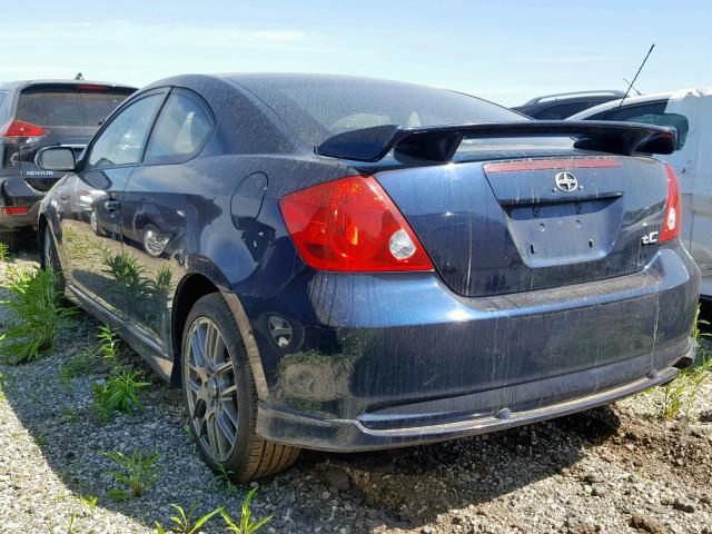 JTKDE167560117281 - 2006 TOYOTA SCION TC ლურჯი ფოტო 3