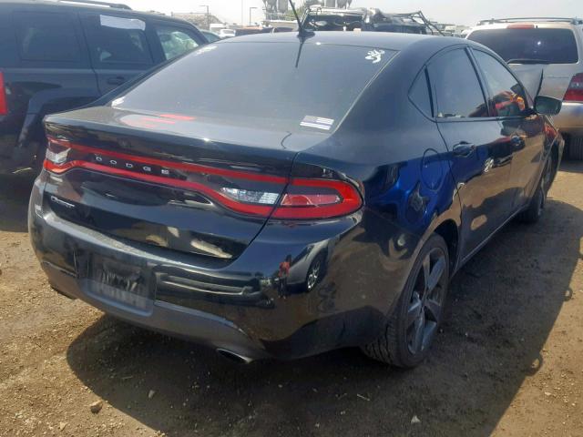 1C3CDFBB3FD391184 - 2015 DODGE DART SXT BLACK photo 4