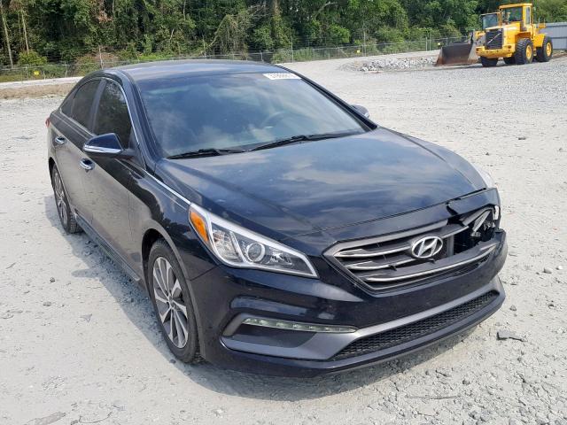 5NPE34AF7FH044905 - 2015 HYUNDAI SONATA SPO BLACK photo 1