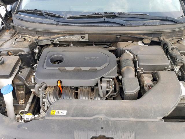 5NPE34AF7FH044905 - 2015 HYUNDAI SONATA SPO BLACK photo 7