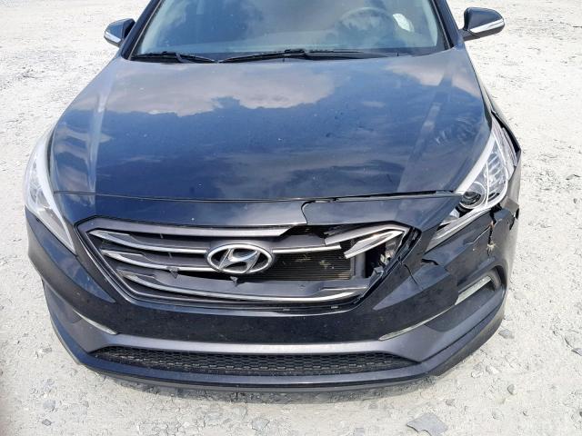 5NPE34AF7FH044905 - 2015 HYUNDAI SONATA SPO BLACK photo 9