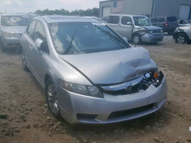 2HGFA1F98AH514101 - 2010 HONDA CIVIC EXL SILVER photo 1